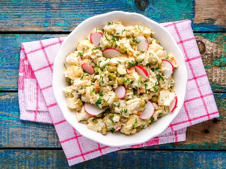 Картофена салата с репички и копър - снимка на рецептата Картофена салата с репички и копър - снимка на рецептата